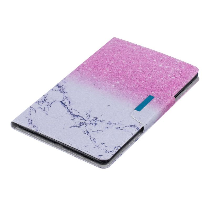 Leren Hoesje Samsung Galaxy Tab S5e Marmeren Dessin