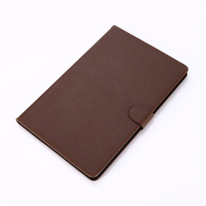 Leren Hoesje Samsung Galaxy Tab S5e Zwart Vintage Kunstleer