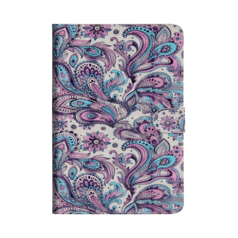 Leren Hoesje voor Samsung Galaxy Tab S5e Paisley Patroon