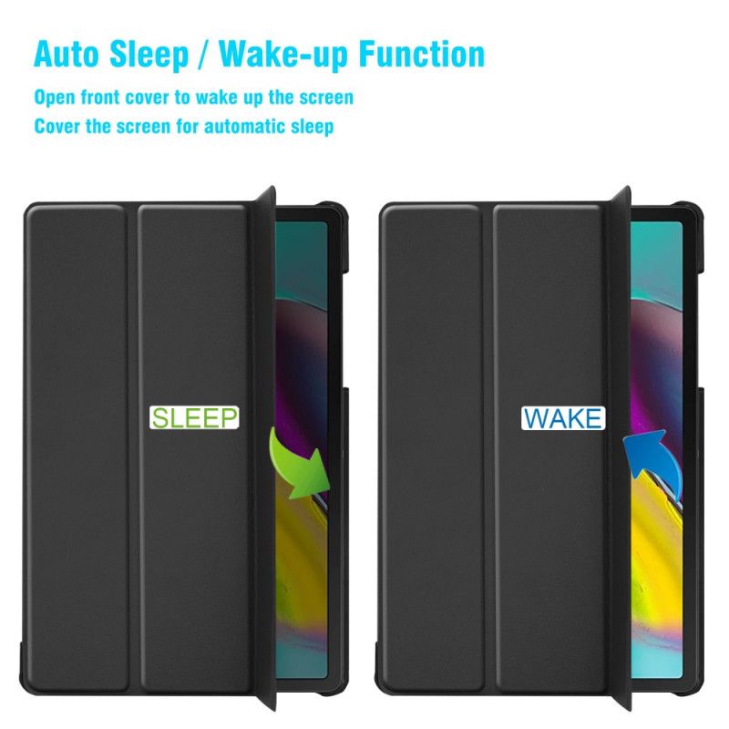 Smart Case Samsung Galaxy Tab S5e Wit Zwart Enkay