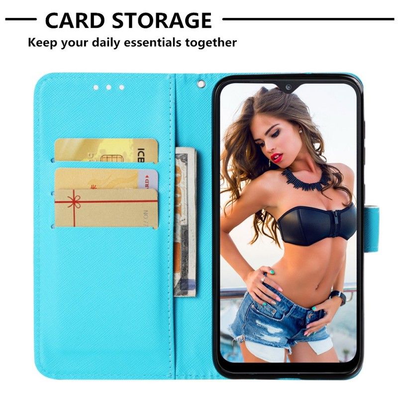 Flip Case Leren Samsung Galaxy A10 Juffrouw Uil