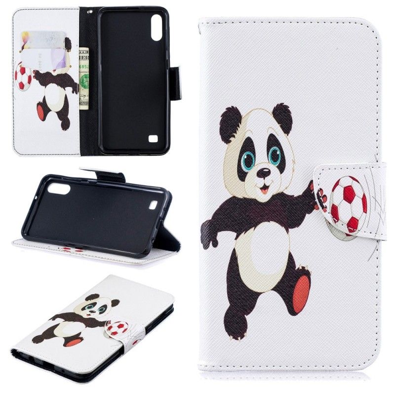 Flip Case Leren Samsung Galaxy A10 Pandapoot