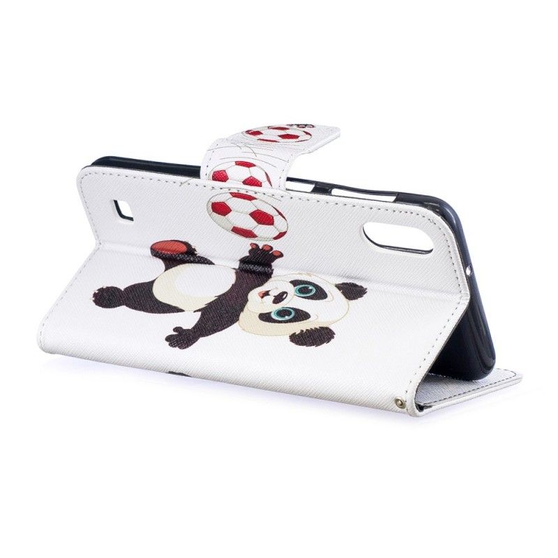 Flip Case Leren Samsung Galaxy A10 Pandapoot