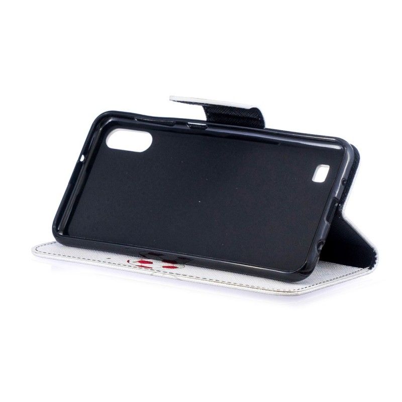 Flip Case Leren Samsung Galaxy A10 Pandapoot