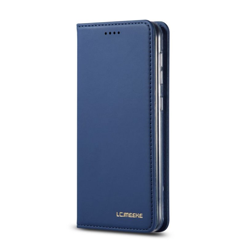 Folio-hoesje Samsung Galaxy A10 Rood Zwart Toekomstig Lc.Imeeke
