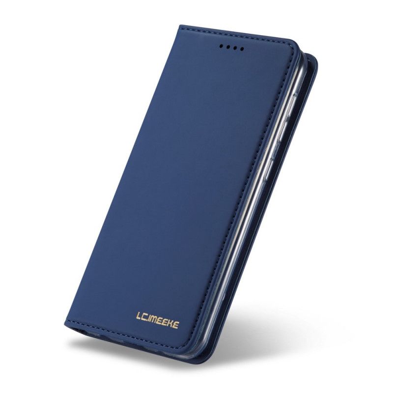 Folio-hoesje Samsung Galaxy A10 Rood Zwart Toekomstig Lc.Imeeke