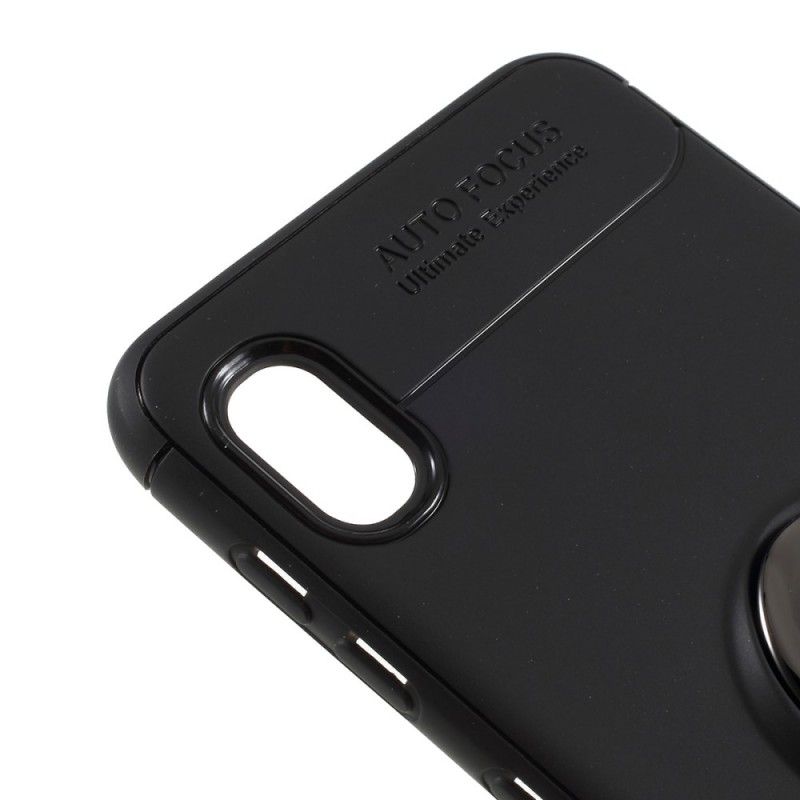 Hoesje Samsung Galaxy A10 Donkerblauw Zwart Roterende Ring