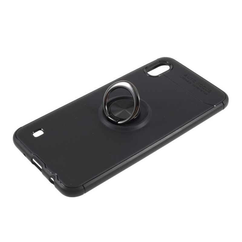 Hoesje Samsung Galaxy A10 Donkerblauw Zwart Roterende Ring