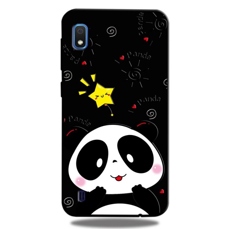 Hoesje Samsung Galaxy A10 Telefoonhoesje Panda-Ster