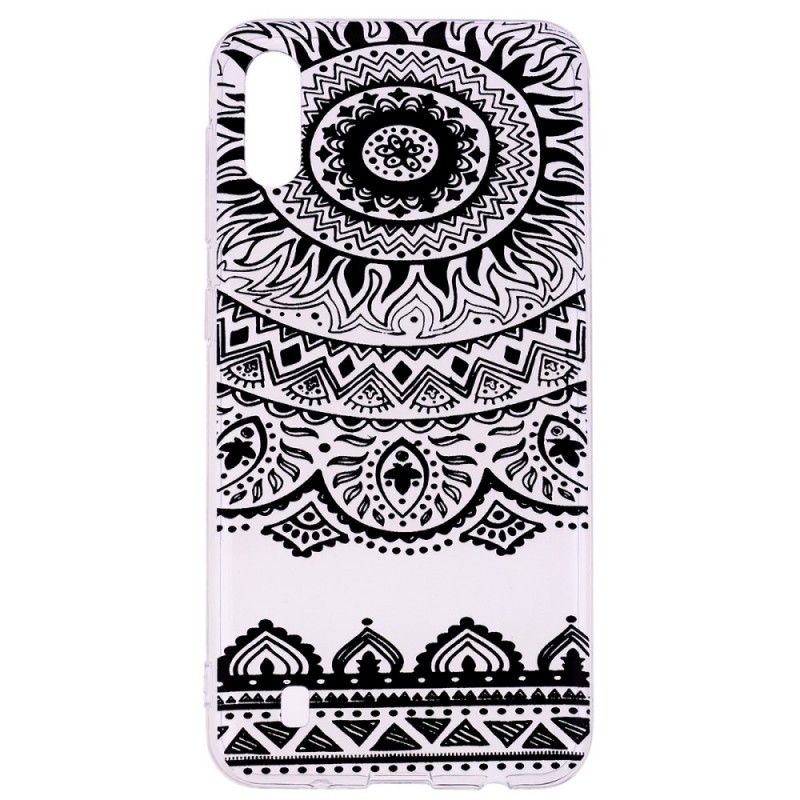 Hoesje Samsung Galaxy A10 Telefoonhoesje Transparante Bloemen Mandala