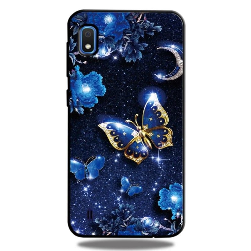 Hoesje Samsung Galaxy A10 Telefoonhoesje Vlinder 'S Nachts