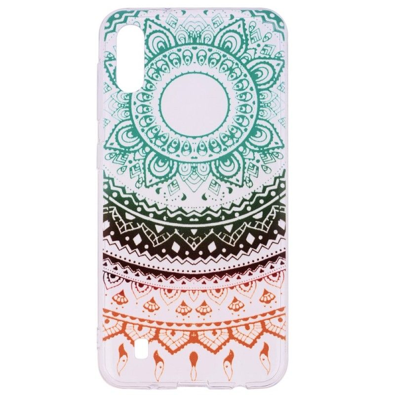 Hoesje Samsung Galaxy A10 Transparante Kleurrijke Mandala