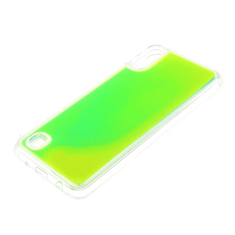 Hoesje voor Samsung Galaxy A10 Appelgroen Paars Fluorescerend
