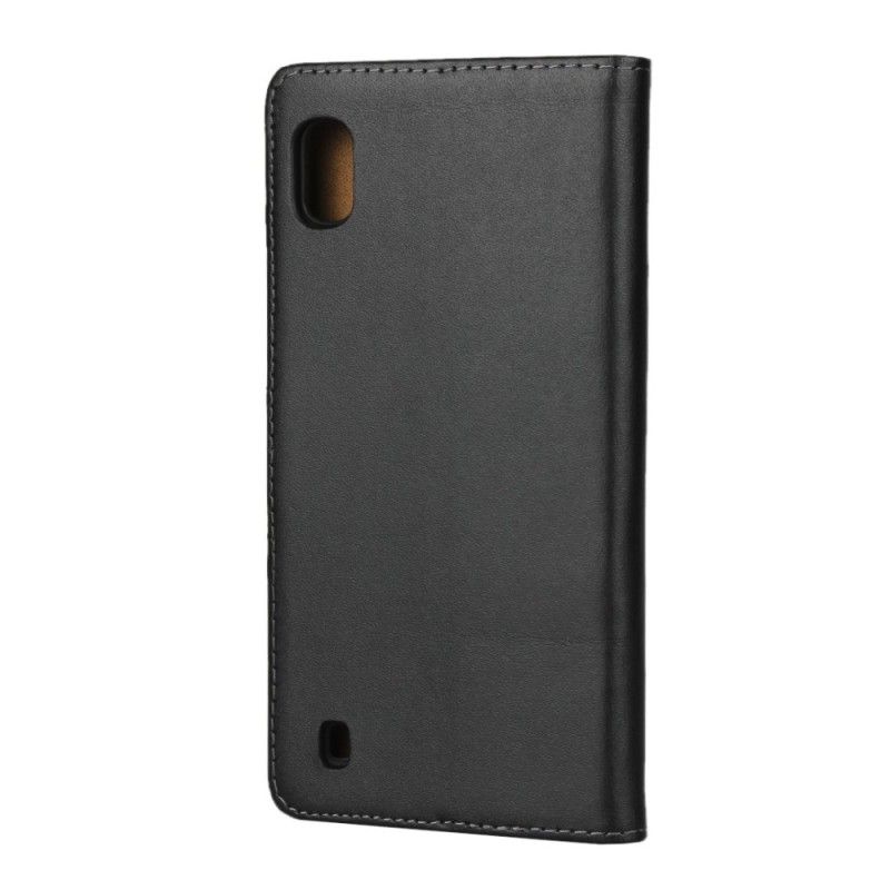 Leren Hoesje Samsung Galaxy A10 Echt Lederen Uitnodiging