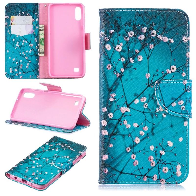 Leren Hoesje voor Samsung Galaxy A10 Bloeiende Boom