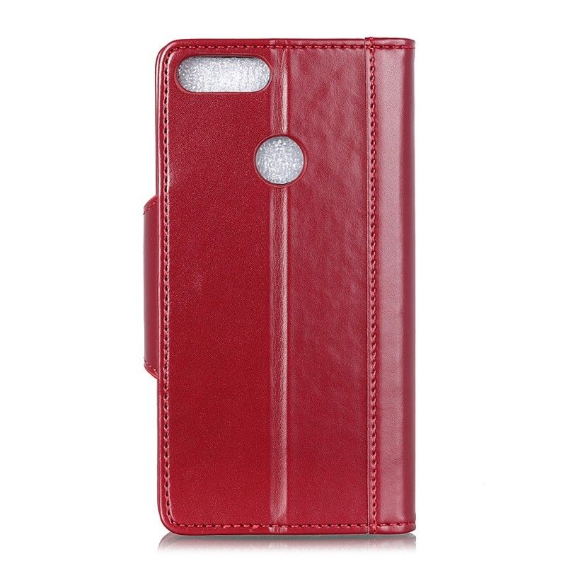 Bescherming Hoesje Honor View 20 Telefoonhoesje Sluiting Elegantie Van Imitatieleer