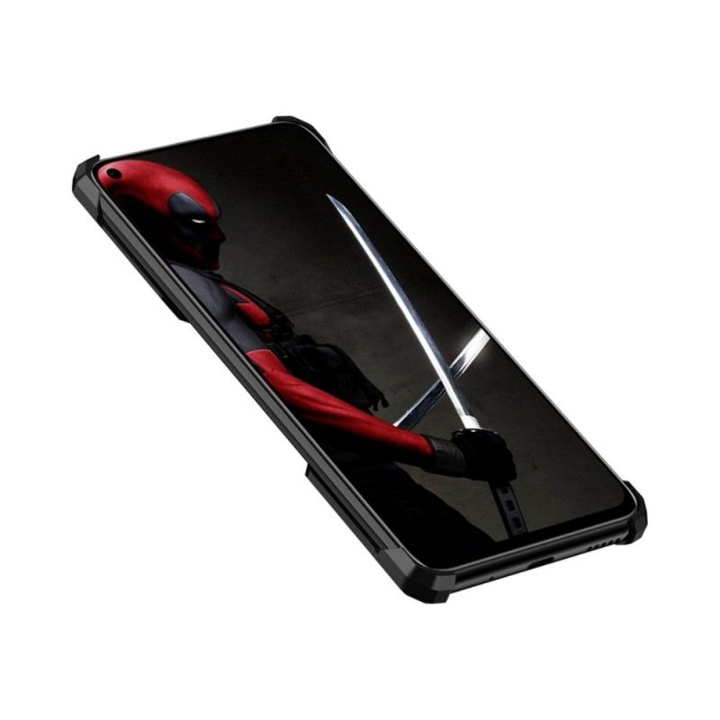 Case Hoesje Honor View 20 Wit Zwart Telefoonhoesje Heldenbumper