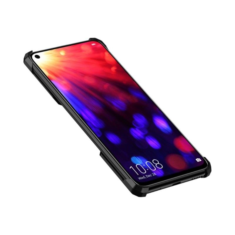 Case Hoesje Honor View 20 Wit Zwart Telefoonhoesje Heldenbumper