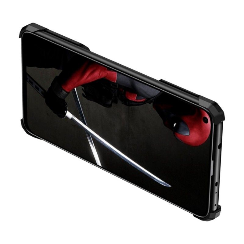Case Hoesje Honor View 20 Wit Zwart Telefoonhoesje Heldenbumper