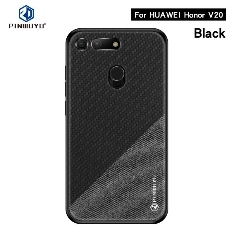 Hoesje Honor View 20 Magenta Zwart Mofi Eer Serie