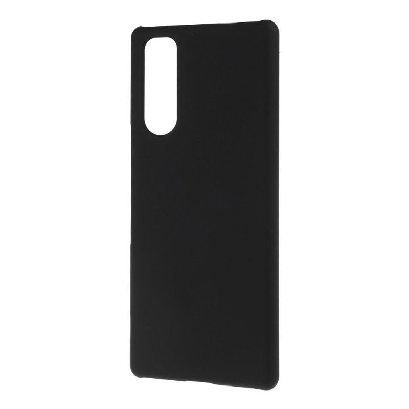 Case Hoesje Sony Xperia 5 Rood Zwart Telefoonhoesje Rubber Meer
