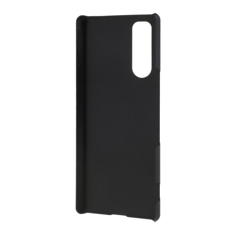 Case Hoesje Sony Xperia 5 Rood Zwart Telefoonhoesje Rubber Meer