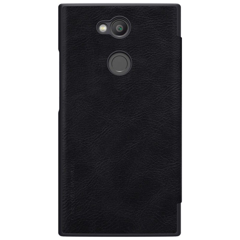 Folio-hoesje voor Sony Xperia L2 Rood Zwart Nillkin Qin-Reeks