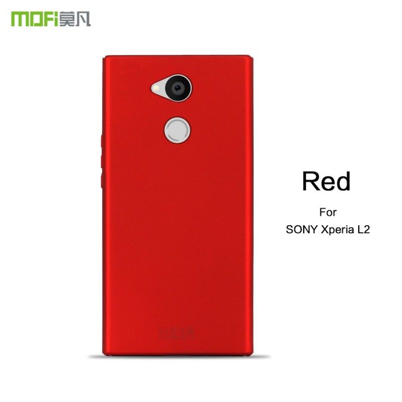 Hoesje Sony Xperia L2 Rood Zwart Mofi