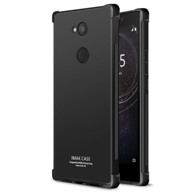 Hoesje Sony Xperia L2 Zwart Zijde Serie