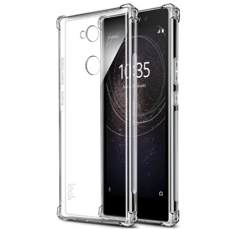 Hoesje Sony Xperia L2 Zwart Zijde Serie