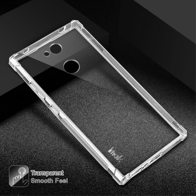 Hoesje Sony Xperia L2 Zwart Zijde Serie