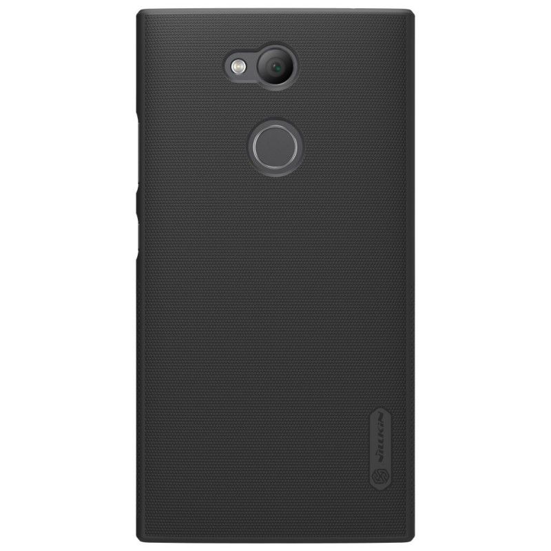 Hoesje voor Sony Xperia L2 Wit Zwart Stijve Frosted Nillkin