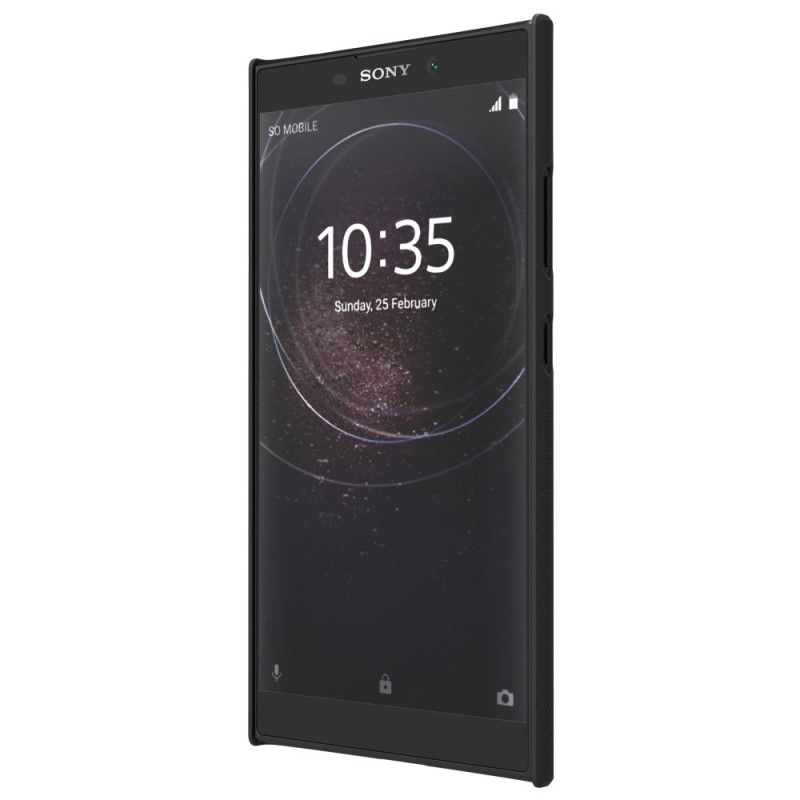 Hoesje voor Sony Xperia L2 Wit Zwart Stijve Frosted Nillkin