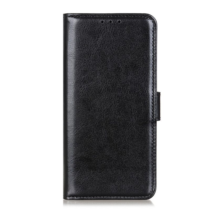 Cover Folio-hoesje Samsung Galaxy Note 10 Lite Wit Zwart Telefoonhoesje Ongelooflijk Leereffect