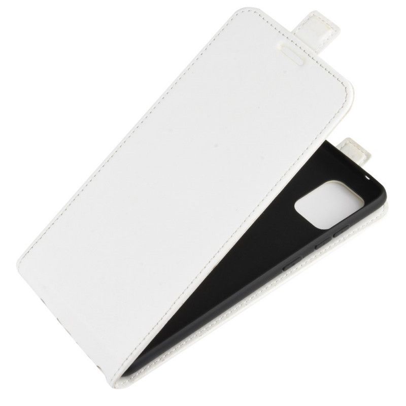 Cover Folio-hoesje Samsung Galaxy Note 10 Lite Wit Zwart Telefoonhoesje Vouwledereffect