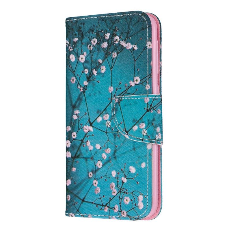 Cover Folio-hoesje Samsung Galaxy A10e Telefoonhoesje Bloeiende Boom