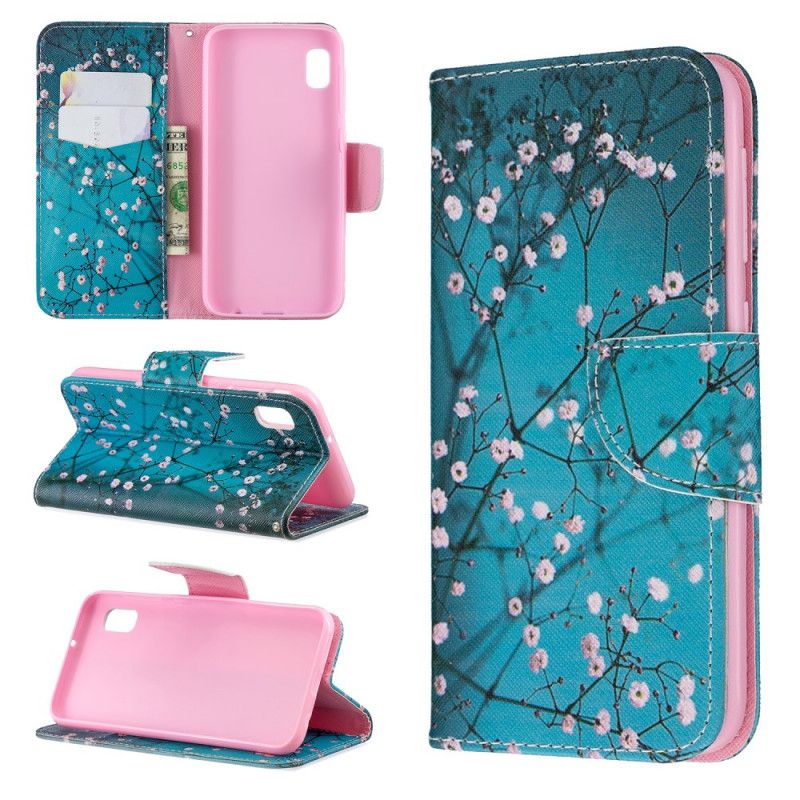 Cover Folio-hoesje Samsung Galaxy A10e Telefoonhoesje Bloeiende Boom