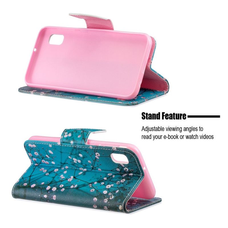 Cover Folio-hoesje Samsung Galaxy A10e Telefoonhoesje Bloeiende Boom