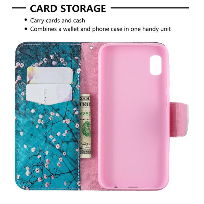 Cover Folio-hoesje Samsung Galaxy A10e Telefoonhoesje Bloeiende Boom