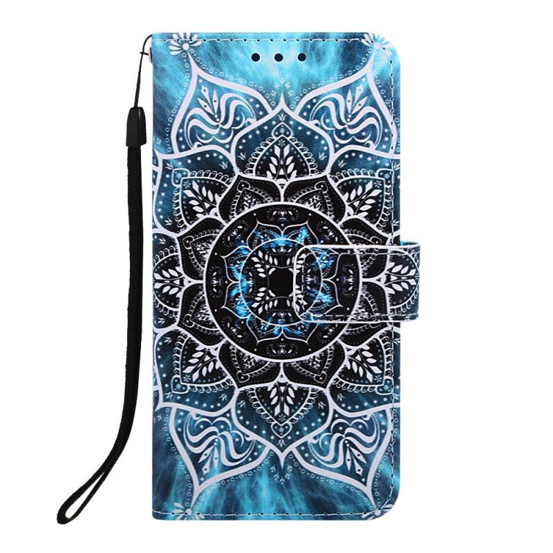 Flip Case Leren Samsung Galaxy A10e Mandala In De Lucht