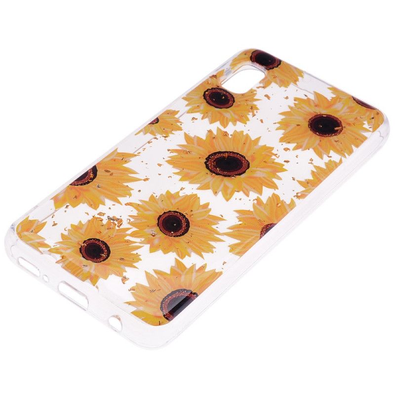 Hoesje Samsung Galaxy A10e Meerdere Zonnebloemen
