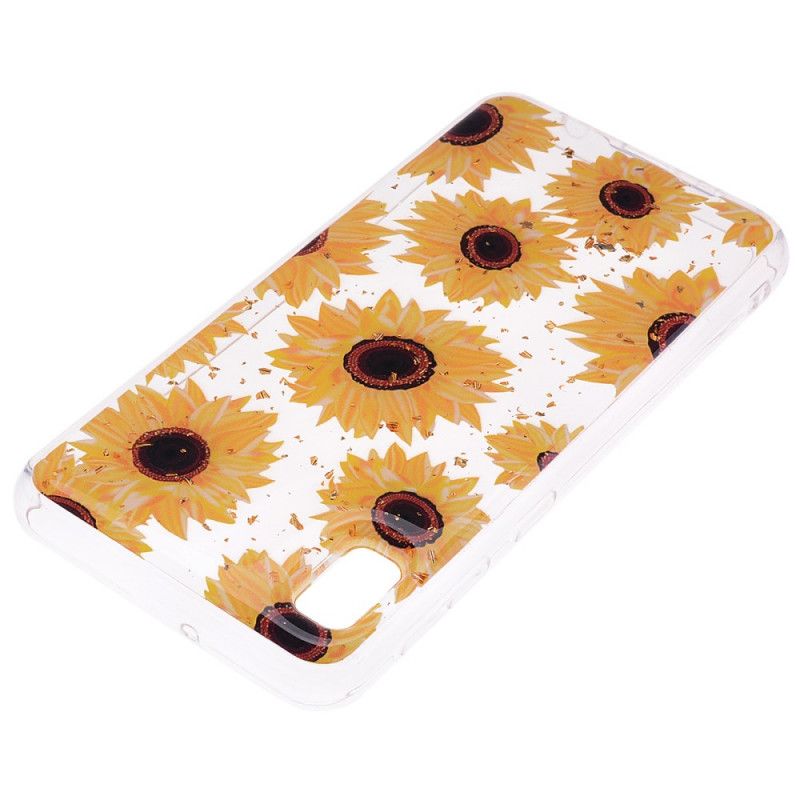 Hoesje Samsung Galaxy A10e Meerdere Zonnebloemen