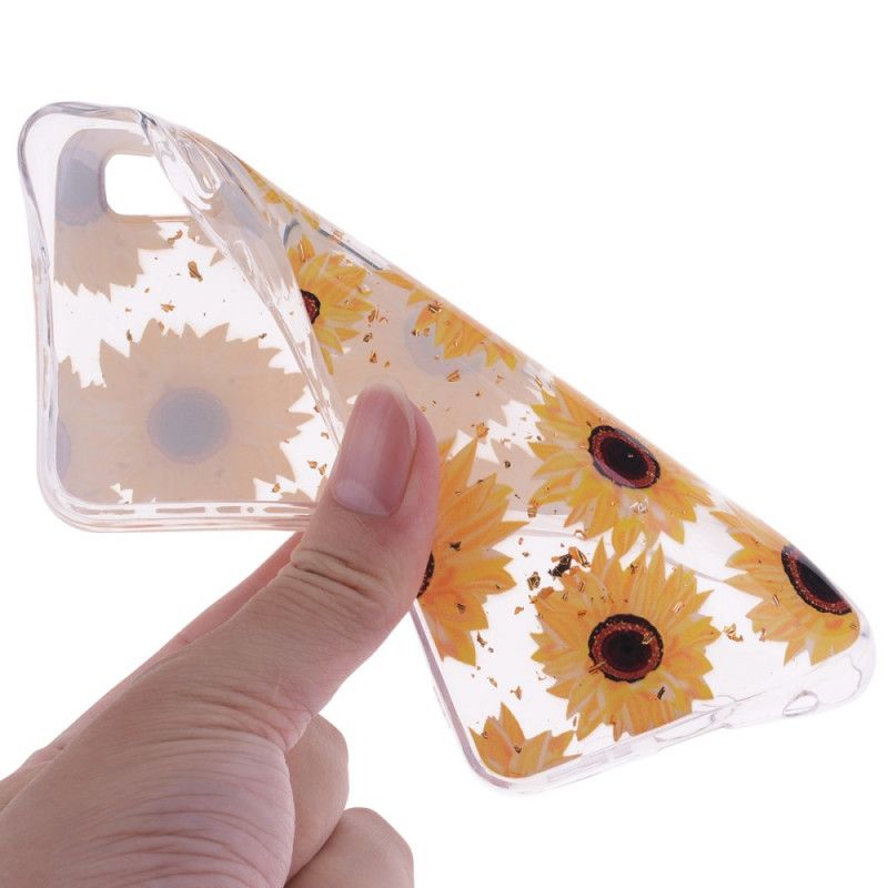 Hoesje Samsung Galaxy A10e Meerdere Zonnebloemen