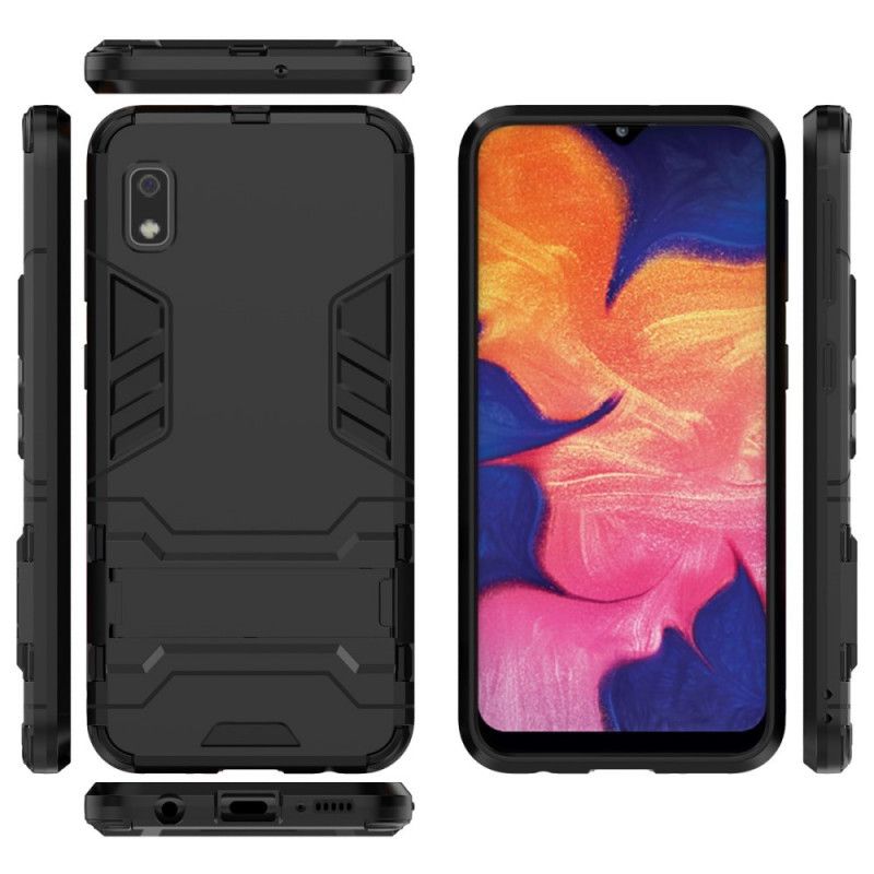 Hoesje Samsung Galaxy A10e Rood Zwart Sterke Tong