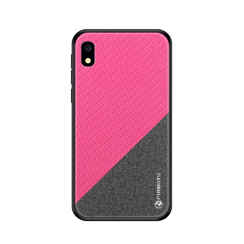 Hoesje voor Samsung Galaxy A10e Magenta Zwart Pinwuyo Eer-Serie