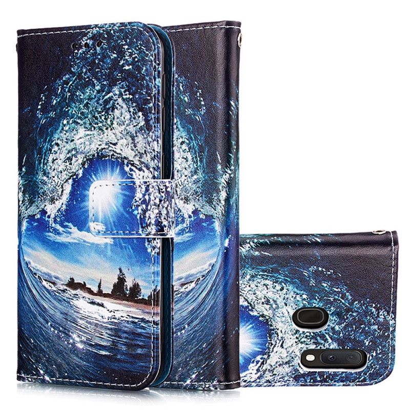 Leren Hoesje Samsung Galaxy A10e Telefoonhoesje Hou Van De Golf