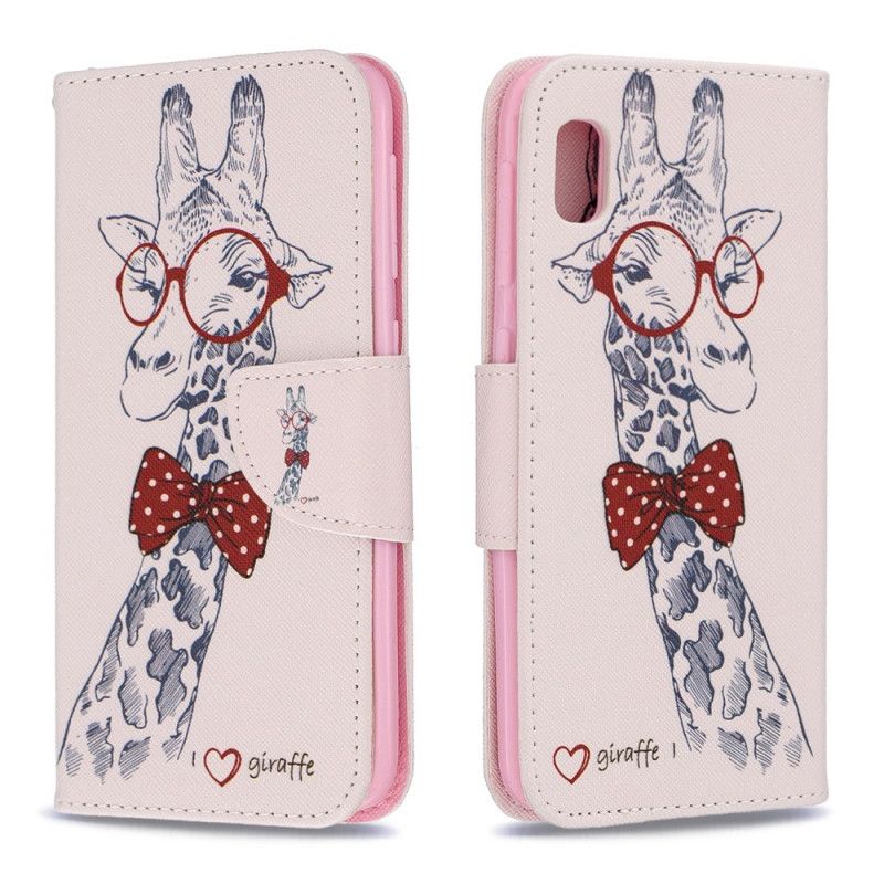 Leren Hoesje Samsung Galaxy A10e Telefoonhoesje Nerdgiraf