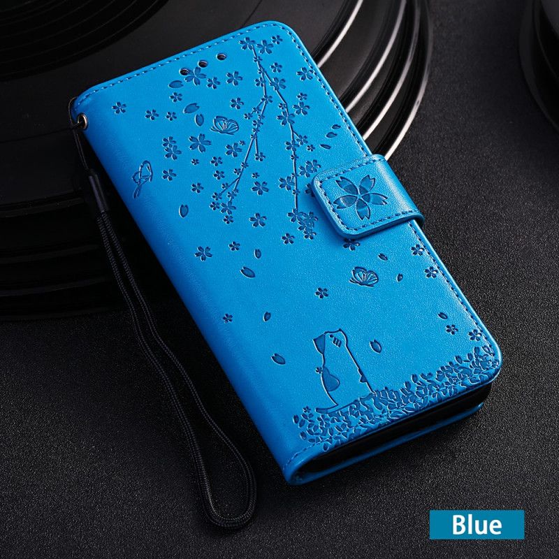 Leren Hoesje voor Samsung Galaxy A10e Magenta Grijs String Mijmering