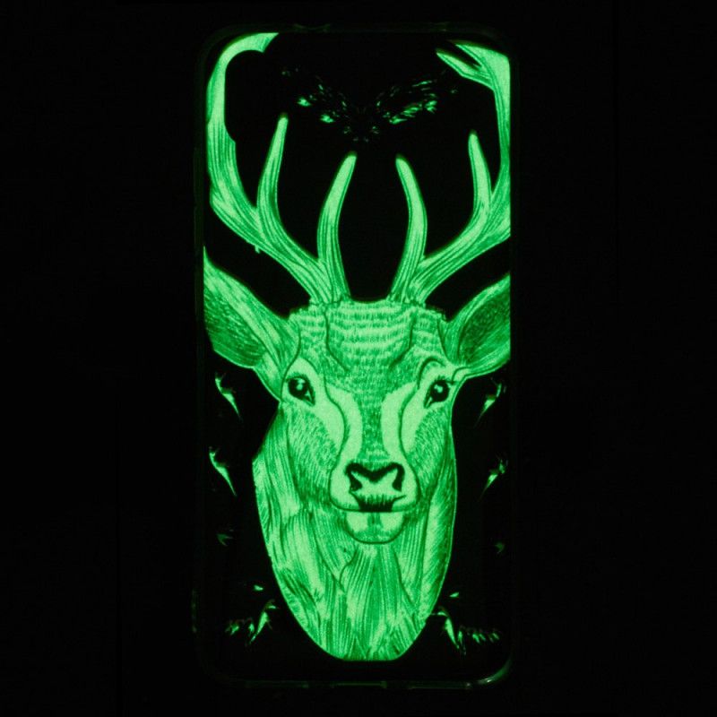 Case Hoesje Xiaomi Redmi 7A Telefoonhoesje Fluorescerend Majestueus Hert