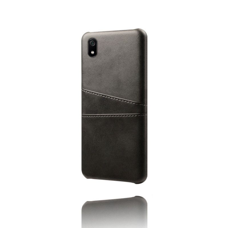 Cover Hoesje Xiaomi Redmi 7A Rood Zwart Telefoonhoesje Kaarthouder